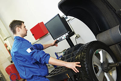 wheel alignment pic 2 at Direct Automotive